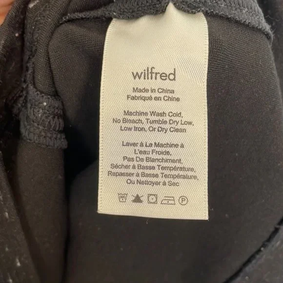 Wilfred Heathered Black Pencil Skirt Size Large - Picture 4 of 5